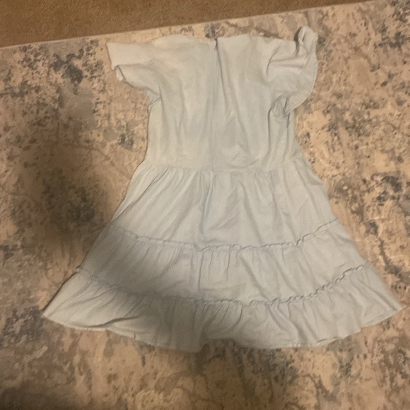 Juliana’s light chambray dress large with ruffles - Picture 5 of 5
